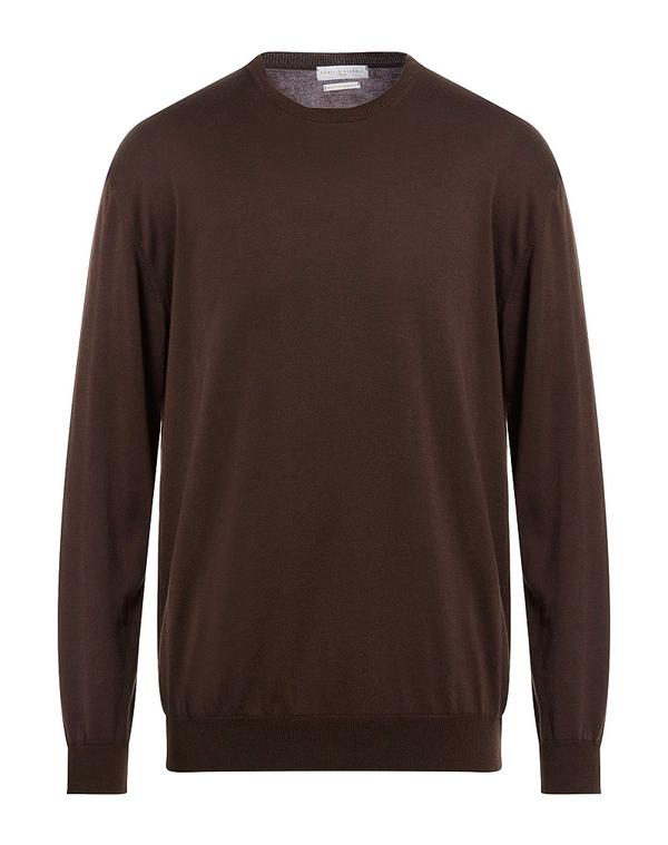 ダニエル フィエゾリ メンズ トップス シャツ DANIELE FIESOLI プルオーバー Chocolate Brown ブラウン