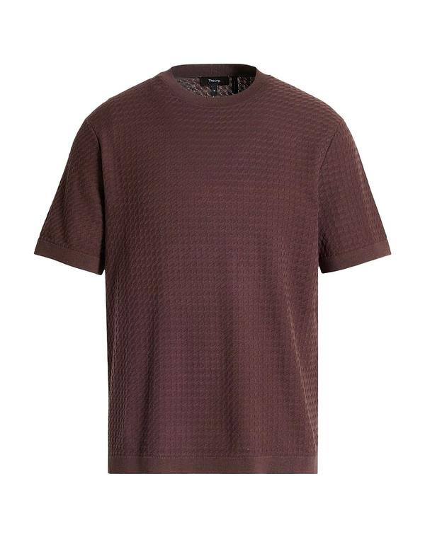 セオリー メンズ トップス シャツ THEORY プルオーバー Chocolate Brown ブラウン