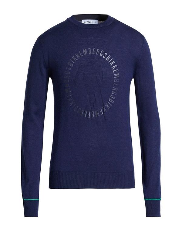 ビッケンバーグス メンズ トップス シャツ BIKKEMBERGS プルオーバー Navy ネイビー