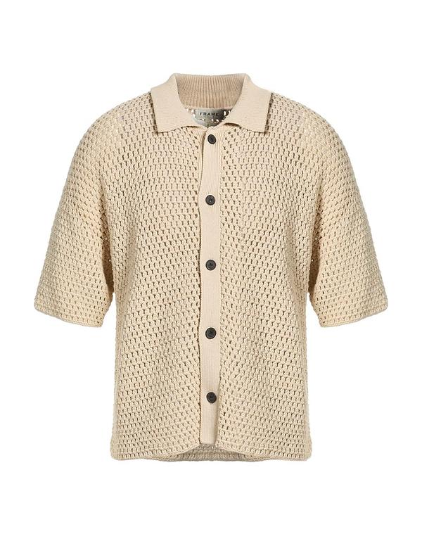 屋台骨 メンズ トップス プルオーバー FRAME 無地プルオーバー Beige ベージュ トップス-カジュアルシャツ-メンズファッション
