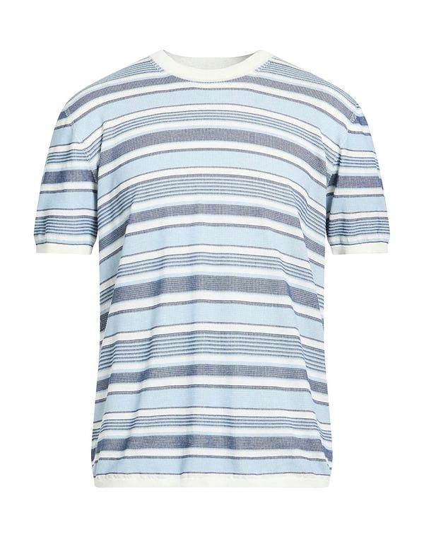 パウロペコラ メンズ トップス シャツ PAOLO PECORA プルオーバー Sky Blue ブルー