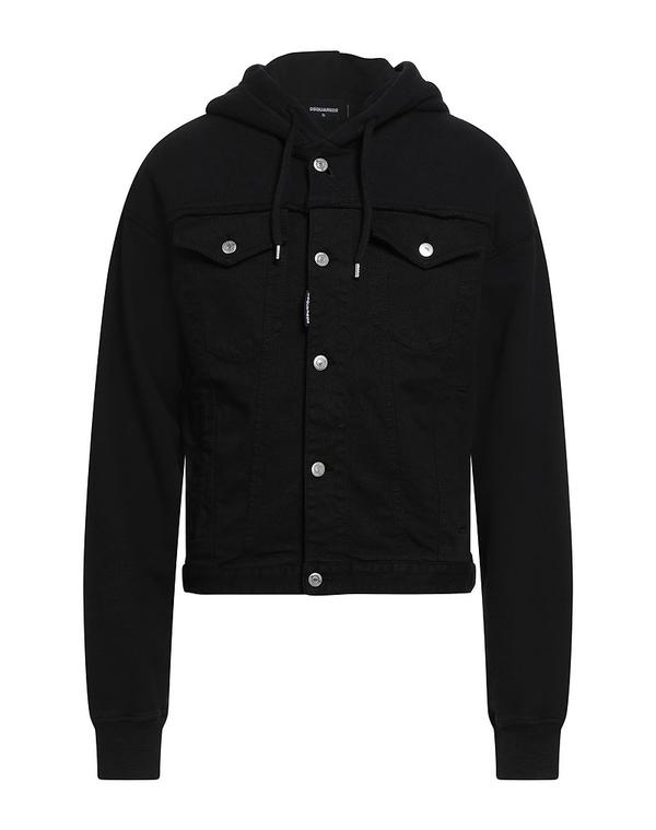ディースクエアード メンズ アウター ジャケット・ブルゾン DSQUARED2 デニムブルゾン Black ブラック
