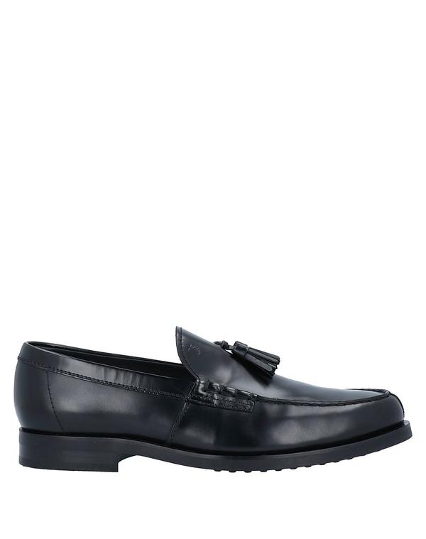 トッズ メンズ シューズ スリッポン・ローファー TOD\u0027S モカシン Black 黒いこと