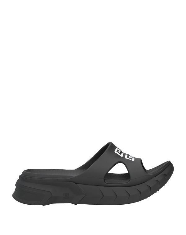ジバンシー メンズ シューズ サンダル GIVENCHY 横すべりサンダル＆家庭用スリッパ Black 黒いこと