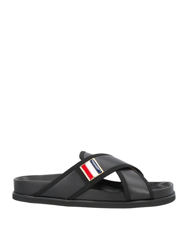 トム赤銅色 メンズ シューズ サンダル THOM BROWNE サンダル Black 黒いこと