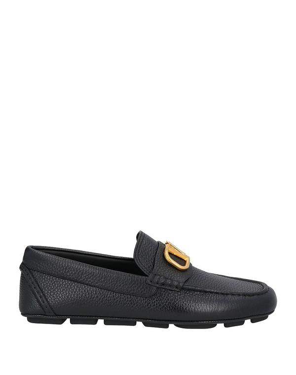 ヴァレンティノ メンズ シューズ スリッポン・ローファー VALENTINO GARAVANI モカシン Black 黒いこと