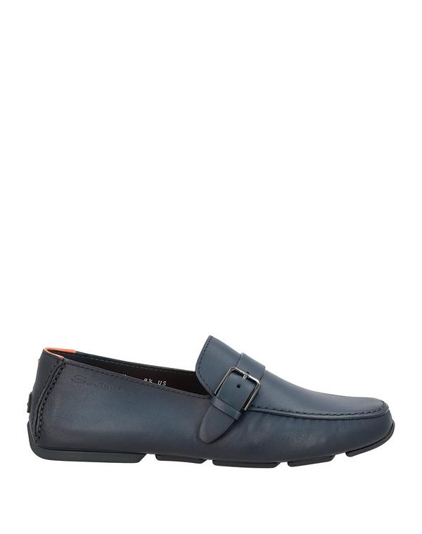 サントーニ メンズ シューズ スリッポン・ローファー SANTONI モカシン Black 黒いこと