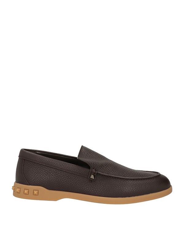 ヴァレンティノ メンズ シューズ スリッポン・ローファー VALENTINO GARAVANI モカシン Dark Brown 赤銅色