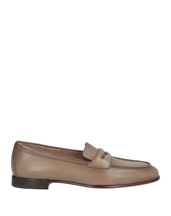サントーニ メンズ シューズ スリッポン・ローファー SANTONI モカシン Khaki カーキ