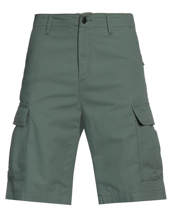 カーハート メンズ ボトムス ハーフパンツ・ショーツ CARHARTT ショートパンツ＆バミューダパンツ Dark Green グリーン