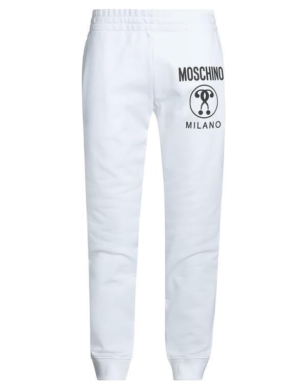モスキーノ メンズ ボトムス 心地好いズボン下 MOSCHINO ズボン下 White 白いこと