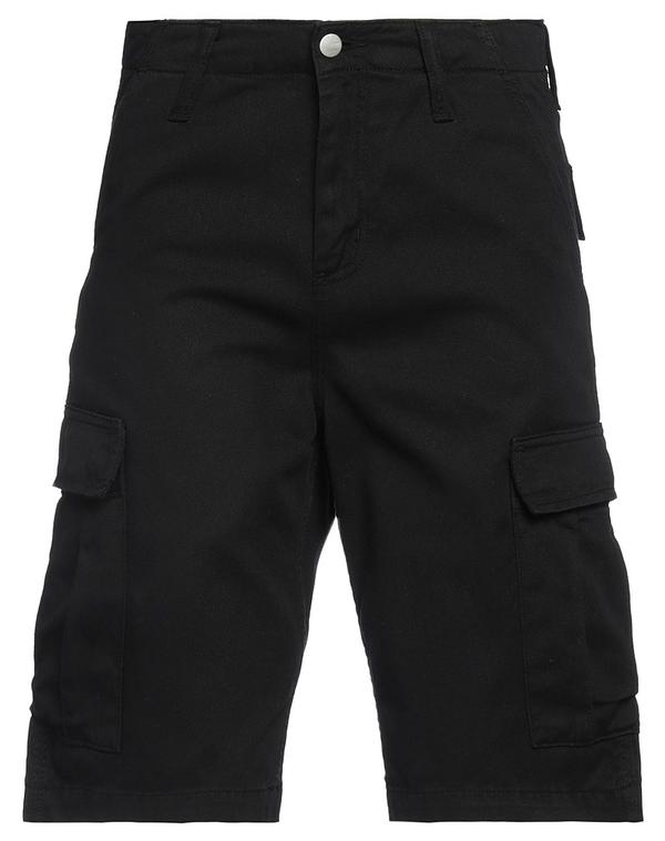 カーハート メンズ ボトムス ハーフパンツ・ショーツ CARHARTT ショートパンツ＆バミューダパンツ Black ブラック