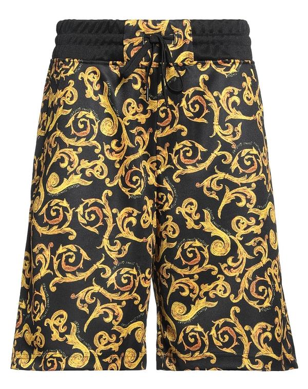ヴェルサーチ メンズ ボトムス ハーフパンツ・ショーツ VERSACE JEANS COUTURE ショートパンツ＆バミューダパンツ Black ブラック