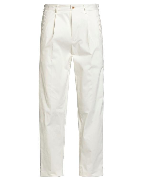 ラルディーニ メンズ ボトムス カジュアルパンツ LARDINI パンツ Ivory アイボリー