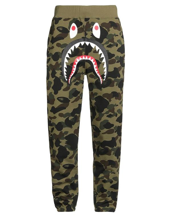 ア ベイシング エイプ メンズ ボトムス カジュアルパンツ A BATHING APE スウェットパンツ Military Green グリーン