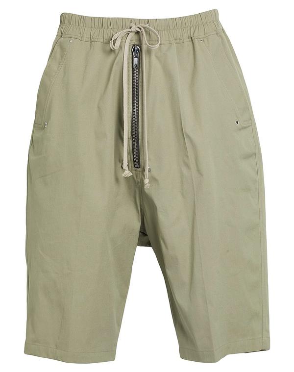 リックオウエンス メンズ ボトムス ハーフパンツ・ショーツ RICK OWENS ショートパンツ＆バミューダパンツ Military Green グリーン