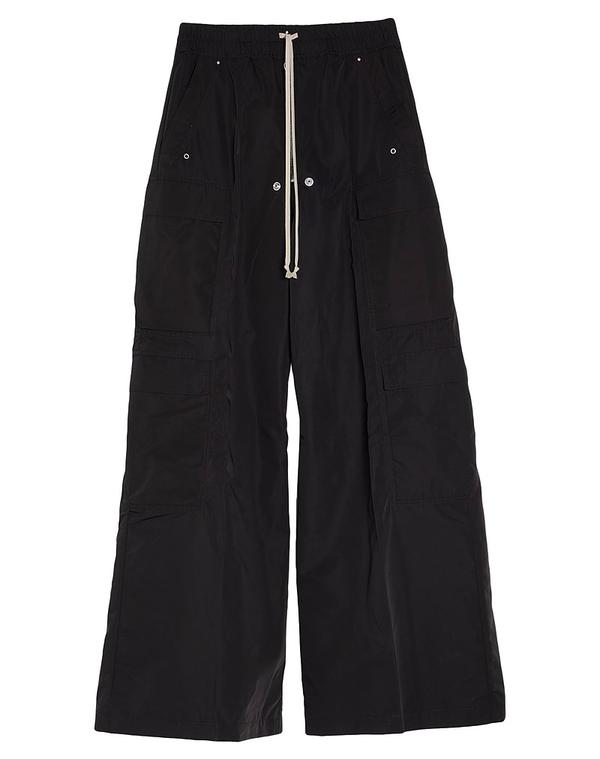 リックオウエンス メンズ ボトムス カジュアルパンツ RICK OWENS カーゴパンツ Black ブラック