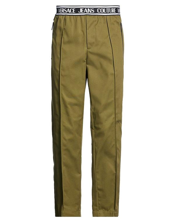 ヴェルサーチ メンズ ボトムス 心地好いズボン下 VERSACE JEANS COUTURE ズボン下 Military Green 緑であること