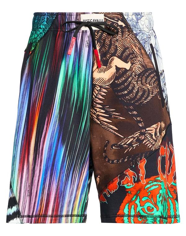ジャストカバリ メンズ ボトムス ハーフパンツ・ショーツ JUST CAVALLI ショートパンツ&バミューダパンツ Black ブラック|ReVida 店
