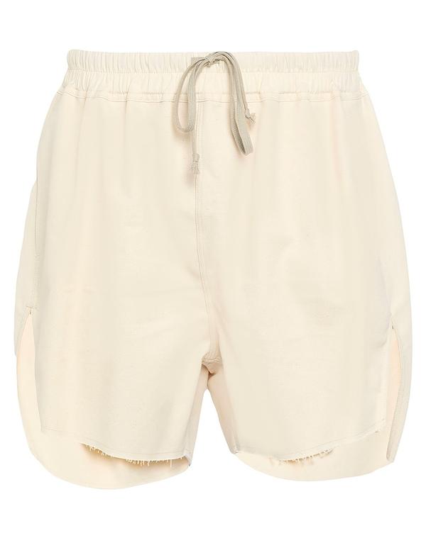 リックオウエンス メンズ ボトムス ハーフパンツ・ショーツ RICK OWENS ショートパンツ＆バミューダパンツ Ivory アイボリー