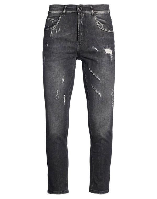 レゾム メンズ ボトムス デニムパンツ LES HOMMES スキニー Black ブラック