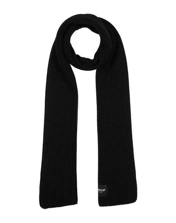 ドンダップ メンズ アクセサリー マフラー・ストール・スカーフ DONDUP マフラー＆スカーフ Black ブラック