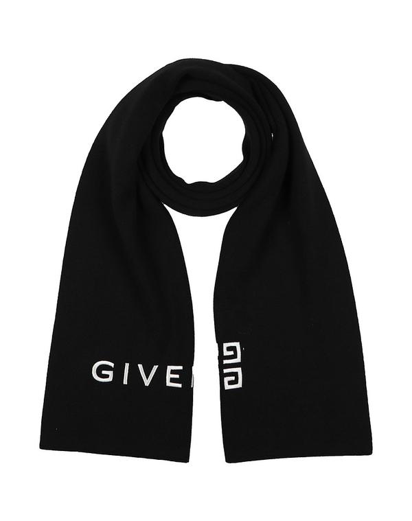 ジバンシー メンズ 付属物 えり巻き・袈裟・えり巻き GIVENCHY えり巻き＆えり巻き Black 黒いこと