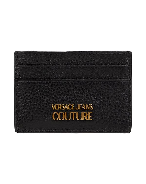 ヴェルサーチ メンズ アクセサリー 財布 VERSACE JEANS COUTURE カードケース Black ブラック|ReVida 店