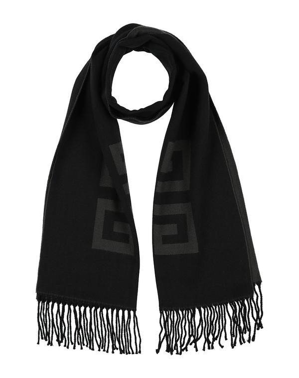 ジバンシー メンズ 付属物 えり巻き・袈裟・えり巻き GIVENCHY えり巻き＆えり巻き Black 黒いこと
