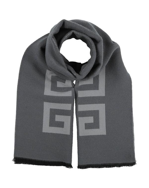 ジバンシー メンズ アクセサリー マフラー・ストール・スカーフ GIVENCHY マフラー＆スカーフ Gray グレー 40,820円