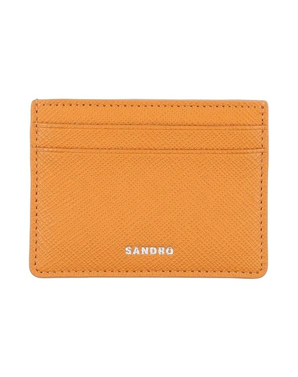 サンドロ メンズ アクセサリー 財布 SANDRO カードケース Brown ブラウン｜ReVida 店
