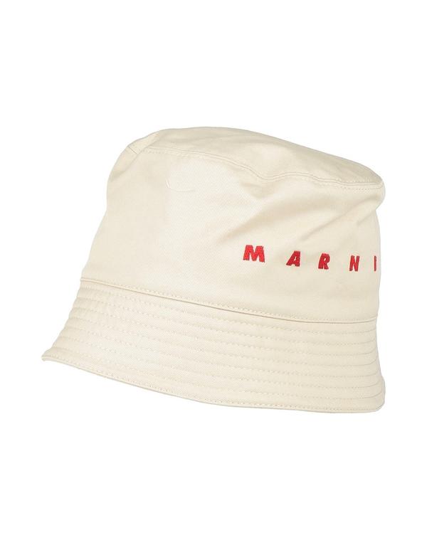 マルニ メンズ 添え物 かぶり笠 MARNI かぶり笠 Off White 象牙色