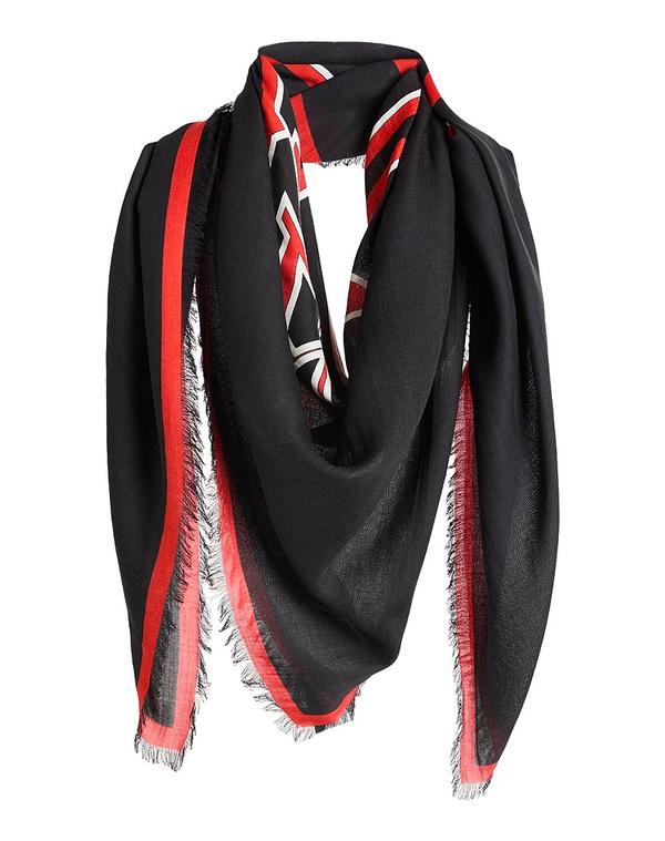 ジバンシー メンズ 付属物 えり巻き・袈裟・えり巻き GIVENCHY えり巻き＆えり巻き Black 黒いこと