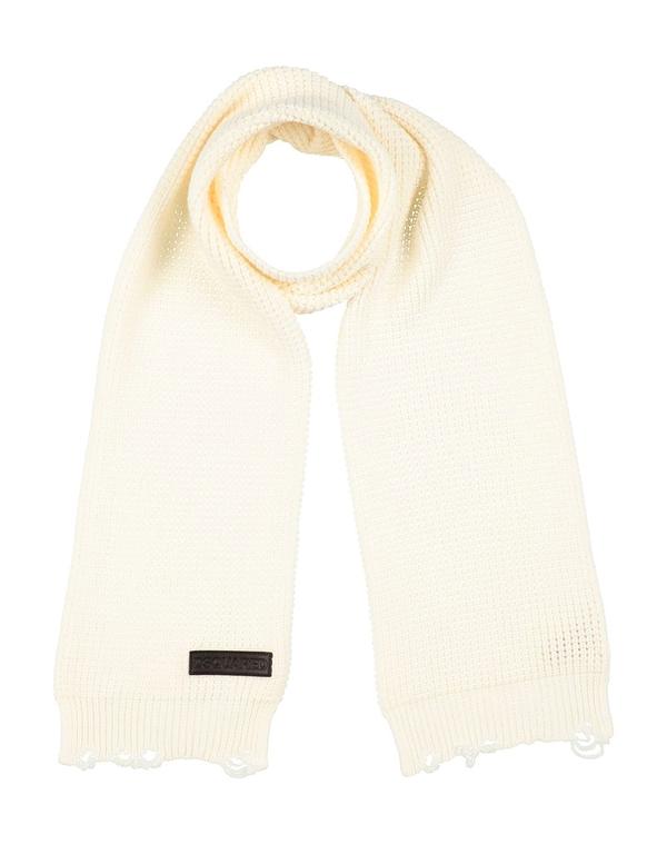ディースクエアード メンズ アクセサリー マフラー・ストール・スカーフ DSQUARED2 マフラー＆スカーフ Off White オフホワイト
