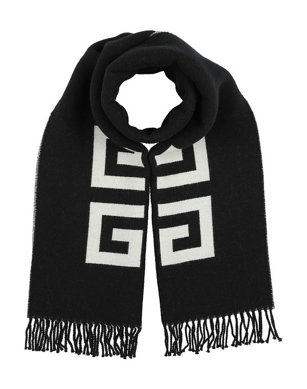 ジバンシー メンズ 付属物 えり巻き・袈裟・えり巻き GIVENCHY えり巻き＆えり巻き Black 黒いこと