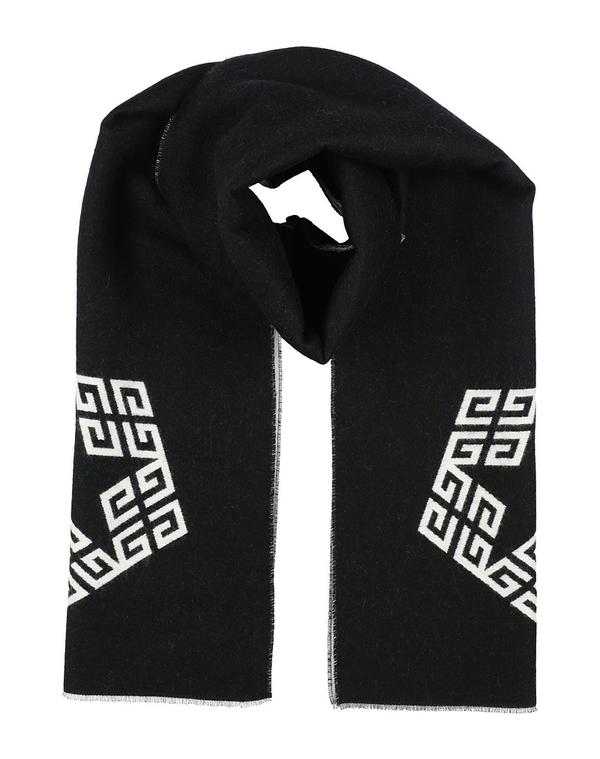 ジバンシー メンズ 付属物 えり巻き・袈裟・えり巻き GIVENCHY えり巻き＆えり巻き Black 黒いこと