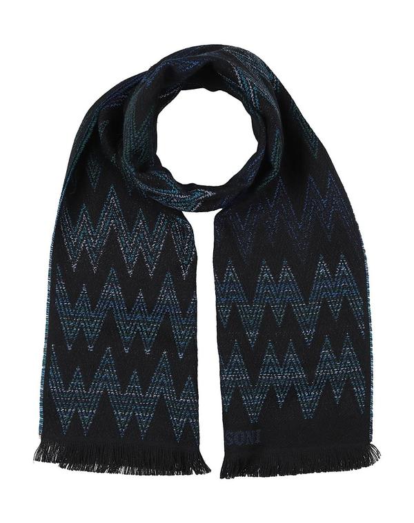 ミッソーニ メンズ 添え物 消音装置・袈裟・えり巻き MISSONI 消音装置＆えり巻き Blue 青碧