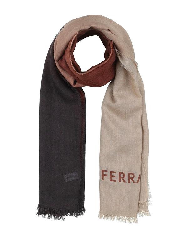 フェラガモ メンズ アクセサリー マフラー・ストール・スカーフ FERRAGAMO マフラー＆スカーフ Khaki カーキ