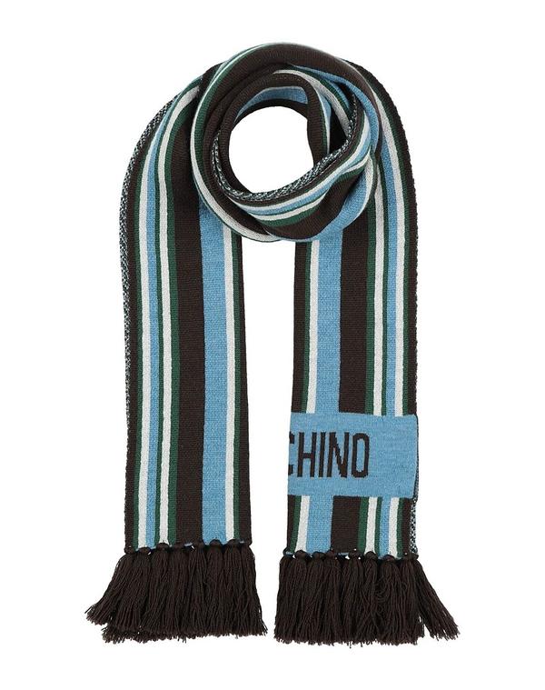 モスキーノ メンズ アクセサリー マフラー・ストール・スカーフ MOSCHINO マフラー＆スカーフ Dark Brown ブラウン