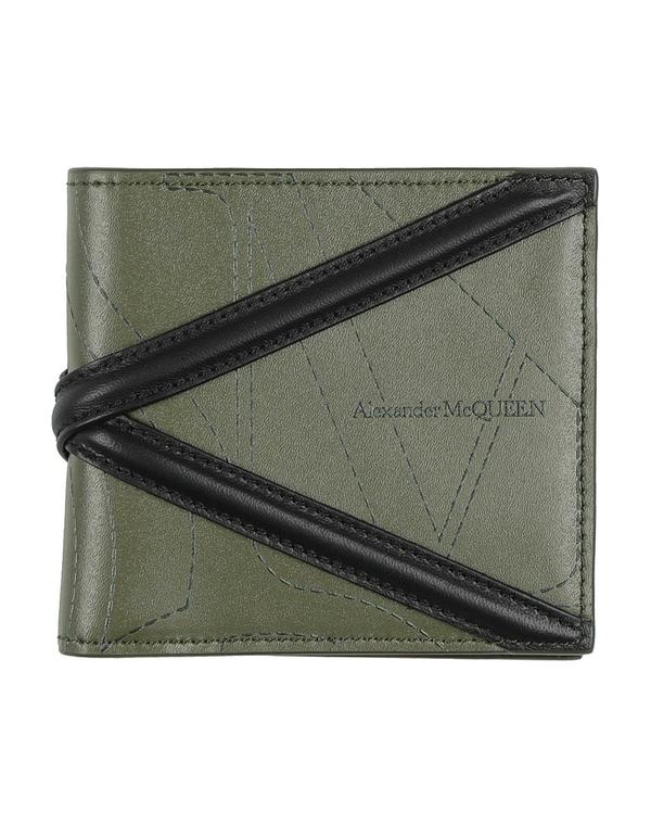 マックイーン メンズ アクセサリー 財布 MCQUEEN 財布 Military Green グリーン