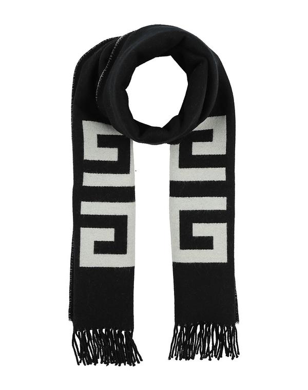 ジバンシー メンズ 添え物 消音装置・袈裟・えり巻き GIVENCHY 消音装置＆えり巻き Black 黒いこと