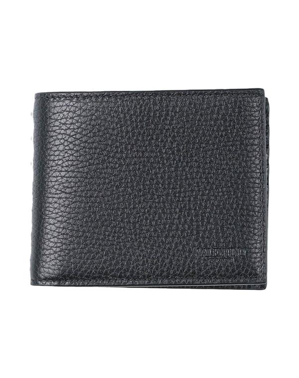 ヴァレンティノ メンズ 付属物 金入れ VALENTINO GARAVANI 金入れ Black 黒いこと