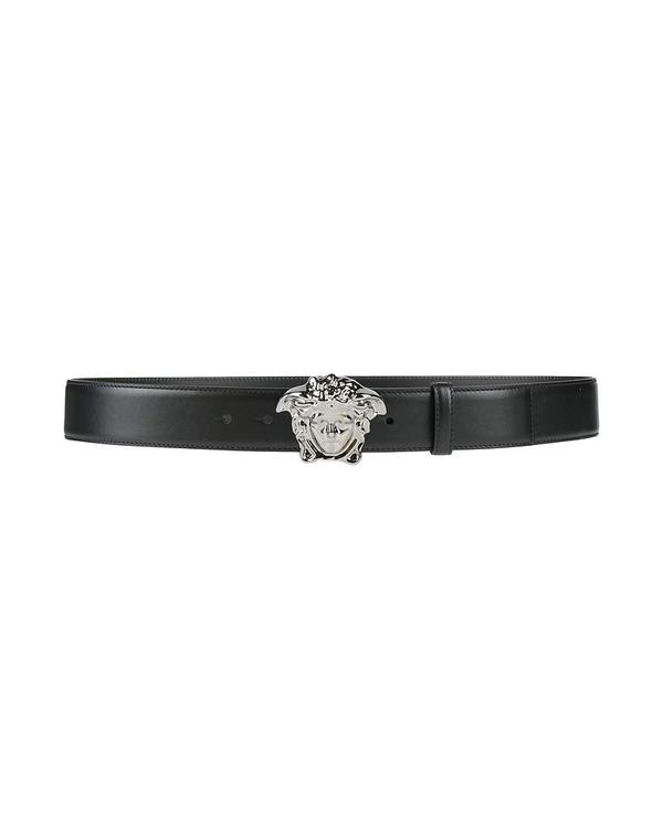 ヴェルサーチ メンズ 佩び物 胴締め VERSACE なめし革胴締め Black 黒いこと