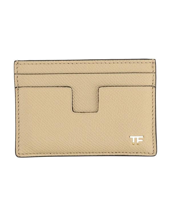トム・フォード メンズ アクセサリー 財布 TOM FORD カードケース Beige ベージュ