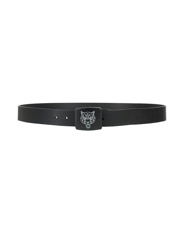 飾り気の無い 運動競技 メンズ 付属品 胴締め PLEIN SPORT なめし革胴締め Black 黒いこと