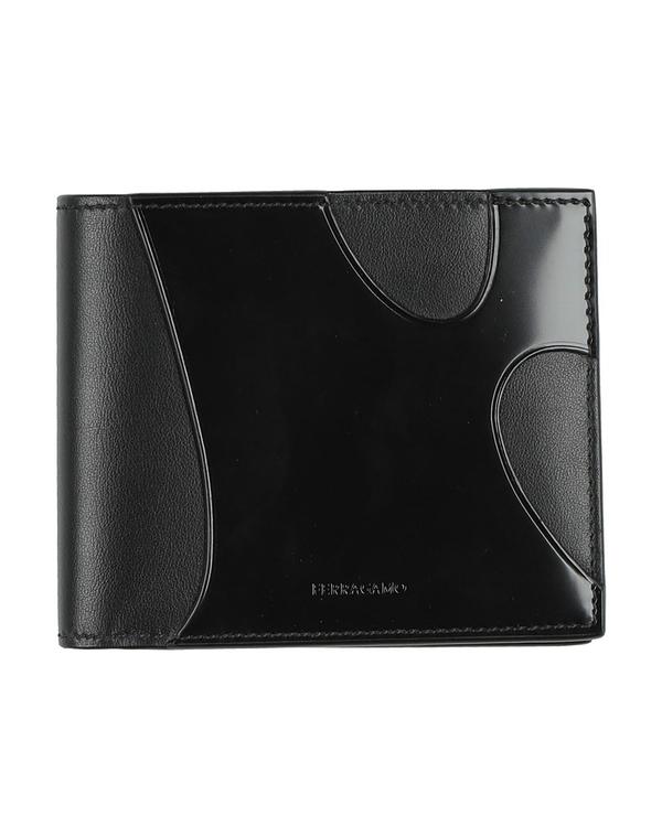 フェラガモ メンズ 付属品 紙入れ FERRAGAMO 紙入れ Black 黒いこと