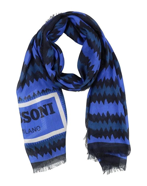 ミッソーニ メンズ 付属物 えり巻き・袈裟・えり巻き MISSONI えり巻き＆えり巻き Blue 青碧