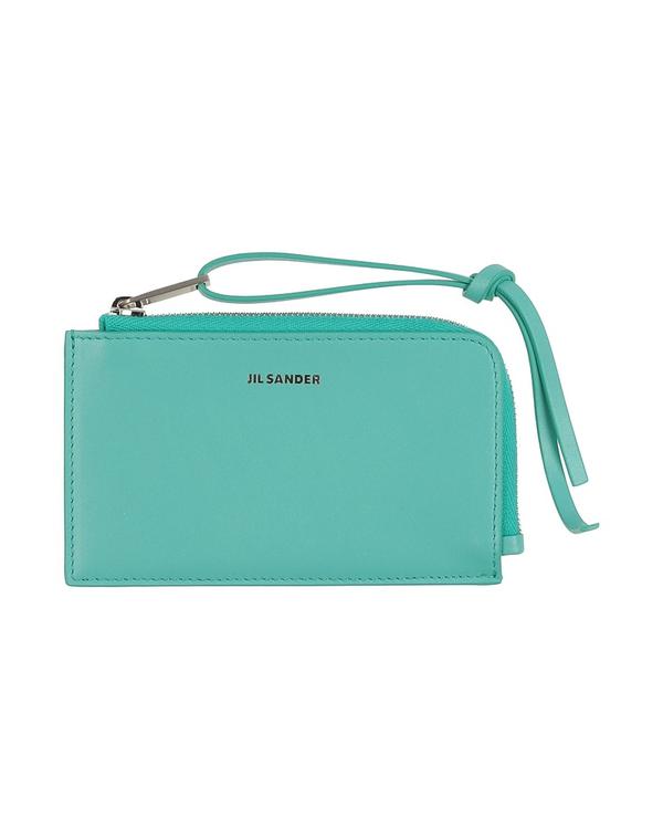 ジル・サンダー メンズ アクセサリー 財布 JIL SANDER カードケース Turquoise Blue ブルー