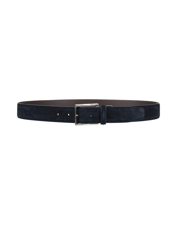 カナーリ メンズ アクセサリー ベルト CANALI レザーベルト Midnight Blue ブルー