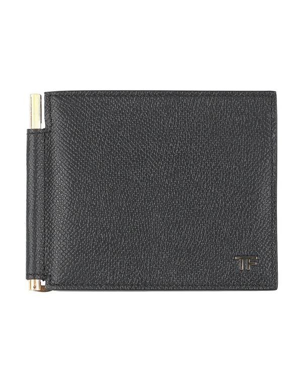 トム・ジェラルド・r・フォード メンズ 付属物 金入れ TOM FORD 金入れ Black 黒いこと